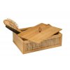 Úložný box na kosmetické doplňky ALLEGRE BAMBOO, 22 x 7 x 15 cm, WENKO