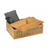 Úložný box na kosmetické doplňky ALLEGRE BAMBOO, 22 x 7 x 15 cm, WENKO