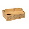 Úložný box na kosmetické doplňky ALLEGRE BAMBOO, 22 x 7 x 15 cm, WENKO