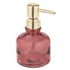 Dávkovač mýdla ATESSIA, růžový, skeněný, WENKO