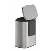 Koš na odpadky SARE, 5 L, stříbrný, nástěnný, WENKO