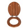WC sedátko CHESTNUT, MDF, Fix-Clip, WENKO
