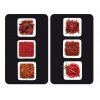 Ochranné desky na sporák HOT SPICES, dvojíté, skleněné