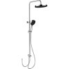 Sprchová souprava s dešťovou sprchou s funkcí Softwater, nerezová ocel, WENKO