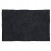 Předložka do koupelny, bavlněná, černá, 50 x 80 cm, WENKO
