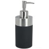 Dávkovač mýdla CRETA BLACK, černý nerezová ocel
