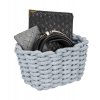 Úložný košík TIA, šedý, 20 x 13 x 15 cm, WENKO