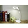 Stolní lampa LED s lupou, Ø 14,8 cm, černá