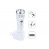Noční lampa LED s pohybovým senzorem, 2v1, svítilna, bíllá