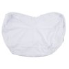 Bavlněný povlak na polštář pro spaní na boku, bílý