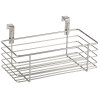 Závěsná kuchyňská police, 24 x 15 x 12 cm, chromovaná ocel