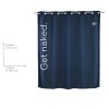 Sprchový závěs z polyesteru TOM TAILOR, tmavě modrý