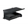Černý držák papíru s polici Classic Plus