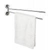 Věšák na ručníky nástěnný SION, montáž Power-Loc, chromovaná ocel