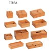 bambusový koupelnový organizér TERRA, 9 x 9cm