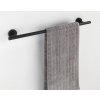 černý věšák na ručníky BOSIO