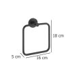 Držák ručníků  BOSIO, černý