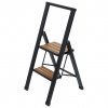 Skládací žebřík, černý