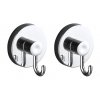 Věšáčky na přísavky Vacuum-Loc, 2 ks v sadě, WENKO