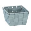 Koš do koupelny ADRIA SQUARE, modrá barva