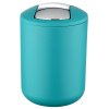 Koš na odpadky BRASIL, 2 l, tyrkysová barva