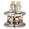 Otočný stojan na koření, kuchyňský organizér, 2patrový