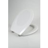 Bílé WC prkénko BERGAMON, duroplast