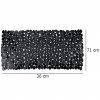 Protiskluzová podložka do sprchy, koupelnová PARADISE, 36 x 71 cm, černá