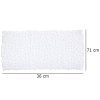 Protiskluzová sprchová podložka, bílá