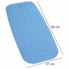 Modrá sprchová podložka NATURAL RUBBER, 90 x 37 cm