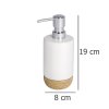 Keramický dávkovač mýdla CORC WHITE, 19 x 8 cm