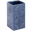 Modrý kelímek na zubní kartáčky CORDOBA DARK BLUE