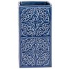 Modrý kelímek na zubní kartáčky CORDOBA DARK BLUE