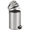 Koupelnový koš na odpadky, LEMAN, 12 l, Easy Close, nerezová ocel