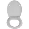 Šedé WC sedátko SAMOS, duroplast, 9,5 - 19 cm