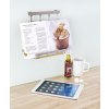 Držák na tablety nebo kuchařky, PREMIUM, poniklovaná ocel