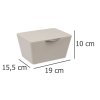 Taupe úložný box BRASIL
