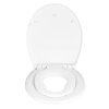 Toaletní sedátko v bílé barvě DELOS