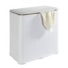 Koš na prádlo WANDA s víkem 65 l, bílý