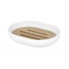 Miska na mýdlo z bambusu a plasttu, skandinavský styl