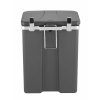 Závěsný koš na odpadky, šedý, 12 l