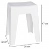 Koupelnová stolička, toaletní stolička, výška 47 cm