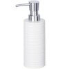 Keramický dávkovač na mýdlo, bílý, 260 ml