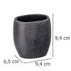 Antracitový kelímek na kartáčky PURO
