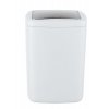 Bílý koš na odpadky do koupelny, kapacita 8,5 l