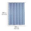 Sprchový závěs se vzory LORCA, 180 x 200 cm