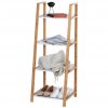 Bambusový koupelnový regál FINJA, 112 x 43 x 36