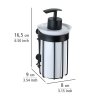 Černý dávkovač mýdla CLASSIC PLUS