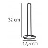 Stojan na papírové utěrky, průměr 12,5 cm, černý