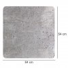 Koupelnová předložka CONCRETE, 54 x 54 cm